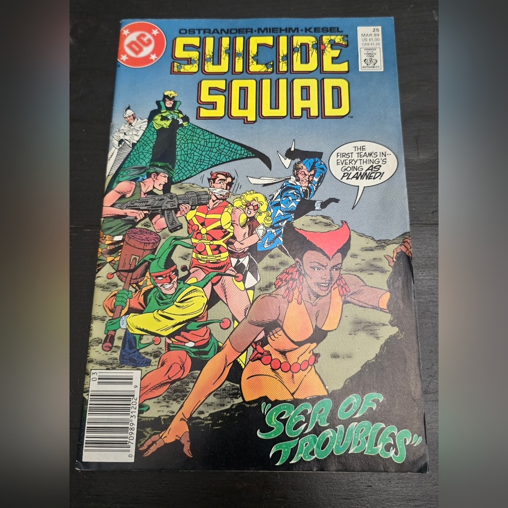 Suicide Squad #25 Comic 1989 DC Comics Sea Of Troubles Good